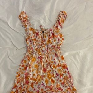 Women’s water color flower sundress